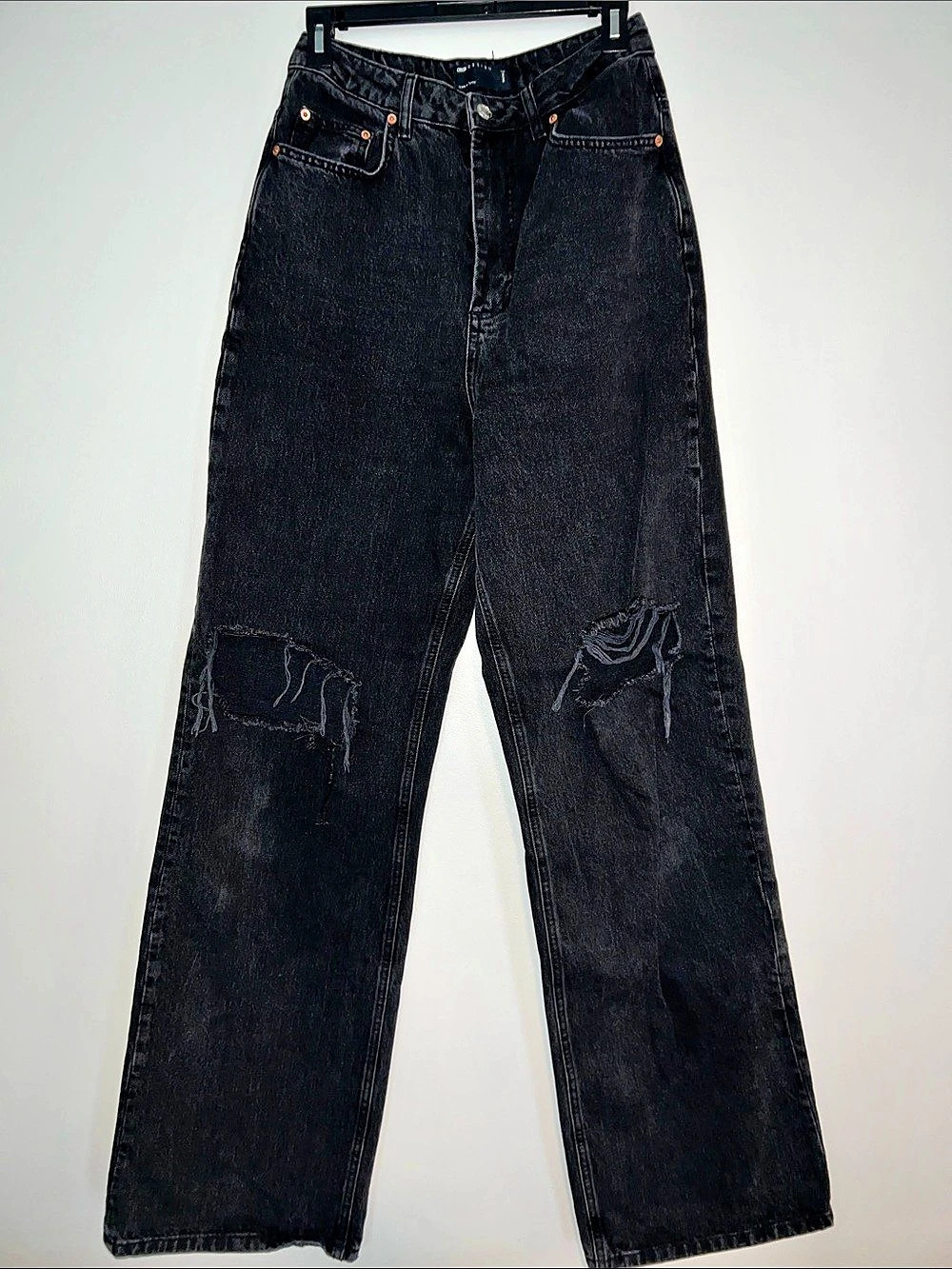 ASOS women’s wide leg high rise jeans size tall 28